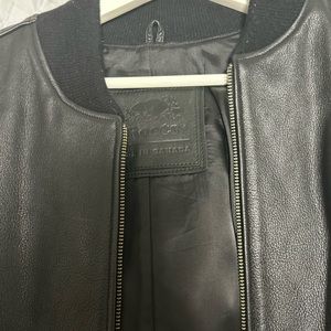 Roots genuine leather jacket